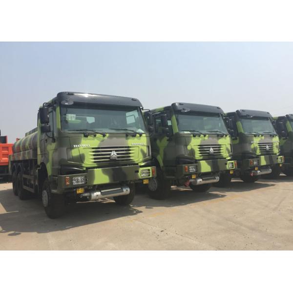 тележка топливозаправщика 16 топлива 336HP HOWO воинская - тележки перевозки сырой нефти 25CBM