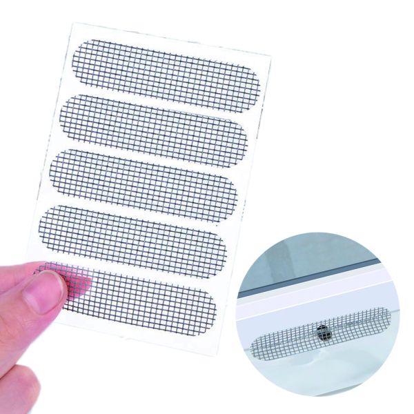Acrylic Self-Adhesive Repair Patch for Window and Screen Door Insect Proof Single Sided PE Material Hot Melt Masking