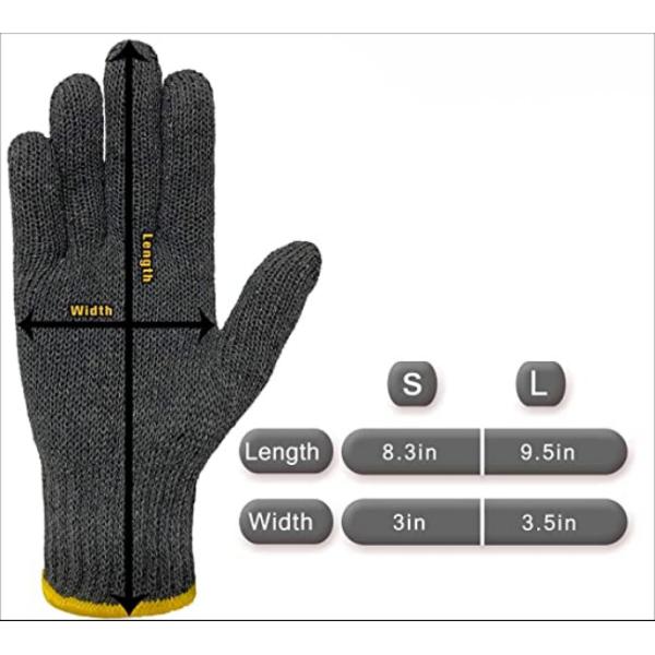 Lightweight Washable Durable Hand Cotton Gloves for Safety Work and Industrial Use