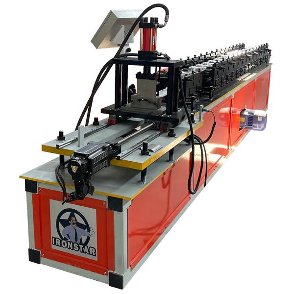 “Door Shutter Roll Forming Machine Equipped with Hydraulic Cutter and PLC Control for Automated and Shutter Manufacturing”
