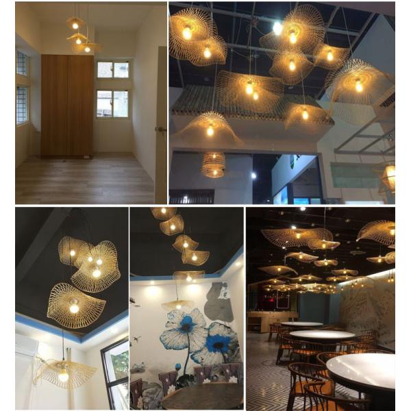 Handmade Rattan pendant light fixtures For Kitchen Dining room Bar Lighting Fixtures (WH-WP-01)