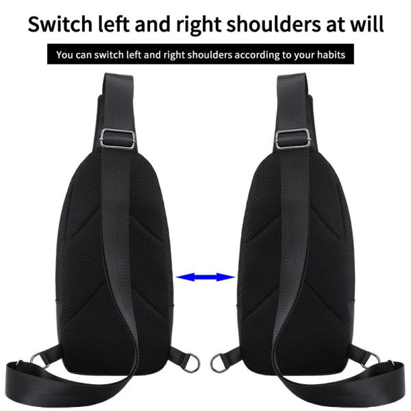 Atacado OEM logotipo personalizado homens impermeável luz estilo coreano crossbody tendência saco de peito masculino bolsa de arremesso