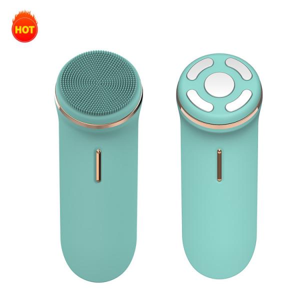 Silicone elétrico da massagem de cara de Sonic Facial Cleansing Brush EMS profundamente limpo