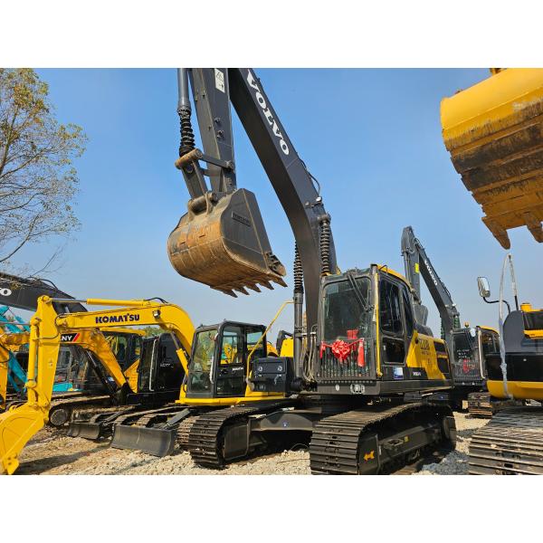 Ec210 Excavateur volvo d'occasion Chine Excavateur hydraulique à rampe de 123 kW