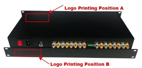 1U Rack-Mountable 8-Channel SD / HD / 3G-SDI over Single Fiber CWDM Uncompressed Extender