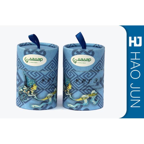 Customized Logo Handmade Cardboard Luxury Round Gift Candle Packing Boxes