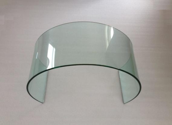 Customized Heat-Bent Tempered Glass Curved Shape Tempered  Glass For Architectural Use