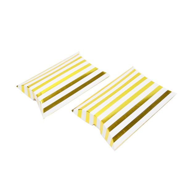 Cajas personalizadas CMYK Pantone Impresión de color de cartón regalo de dulces almohada caja para regalos