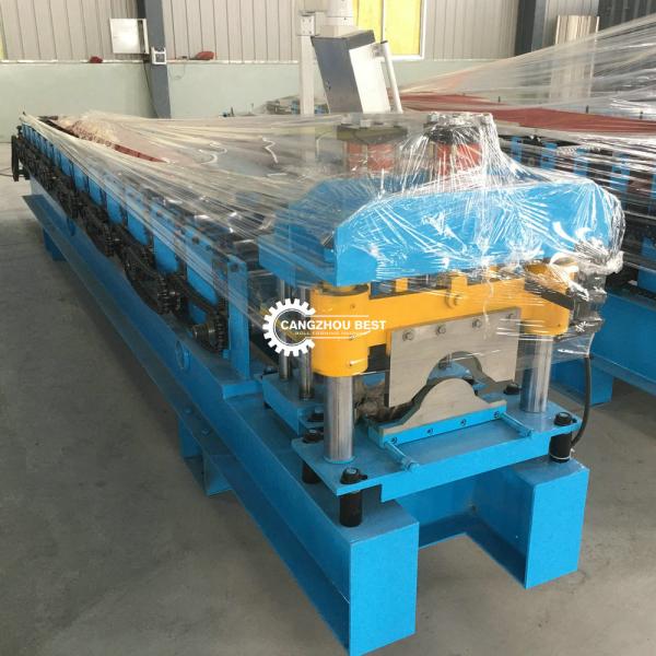 Стальной крен крышки Ppgi Ридж коробки передач верхней части крена профиля формируя машину