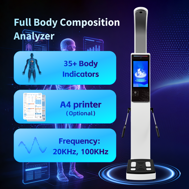 Hotsale Body Composition Analyzer for Gym and Home Use Analyzer Machine Bioelectrical Impedance with Thermal Printer