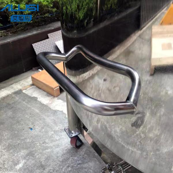 Танк масла нагрева электрическим током закрытый кожухом смешивая материал нержавеющей стали 500 литров