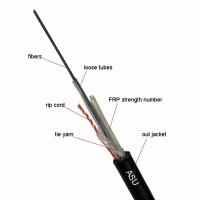 Asu 6 hilos 12 hilos mini adss ASU optical fibre cable factory price