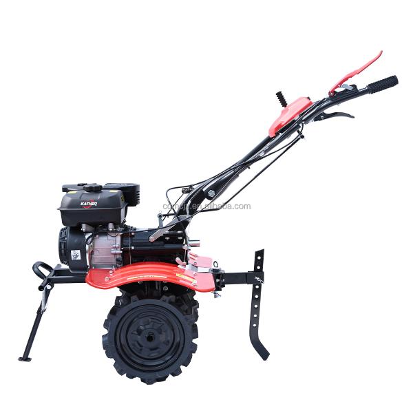 Compact 7HP Gasoline Rotavator Walking Tractor Mini Power Tiller Cultivators for Home