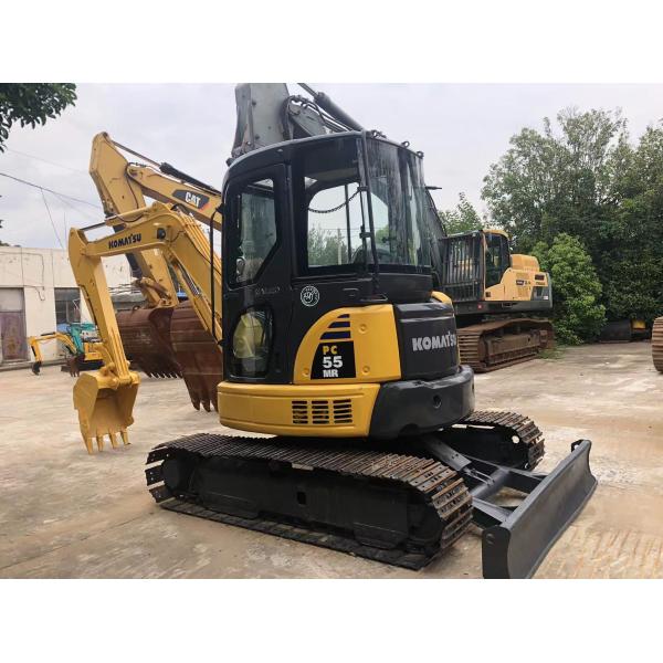 Moving Type Crawler Excavator Used Komatsu PC55 Second Hand Digger Construction Machinery