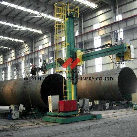 Automatic Column Boom Welding Manipulator For Pipe Tank Mig