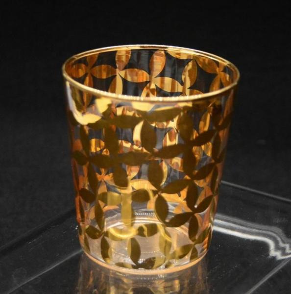 Secadora de roupa Stemless do vidro de vinho da parte alta da cópia do ouro, Crystal Highball Glasses