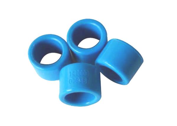 Plastic Livestock Foot Ring UHF 860-960 MHz RFID Tags Labels