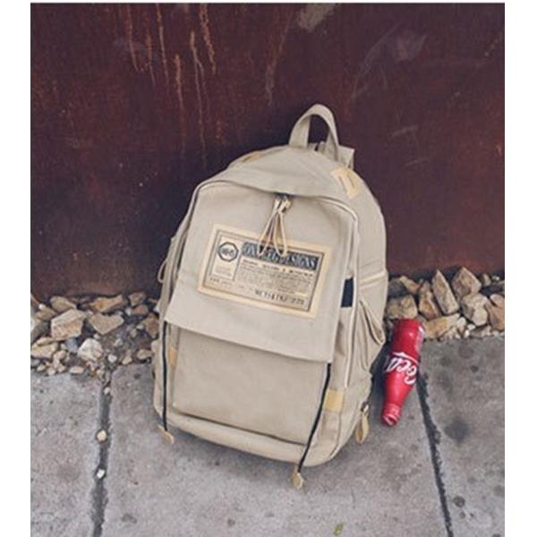 Custom new wholesale fashion Korean school boys custom canvas shoulder bag female large capacity travel backpack