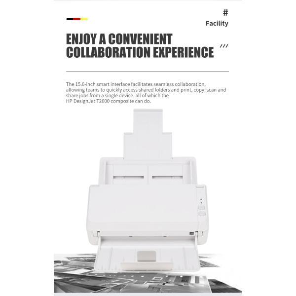 Fujitsu SP1120_1120n_ 1125_1125n_1130 Scanner A4 High Speed Double-sided Paper-fed Color Double-sided Scanning Office Scanner
