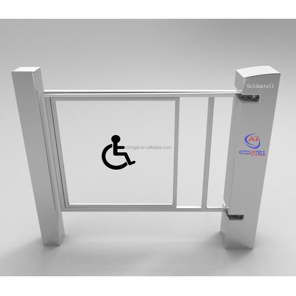 90cm Wide Swing Turnstile Gate with Biometric Access Control