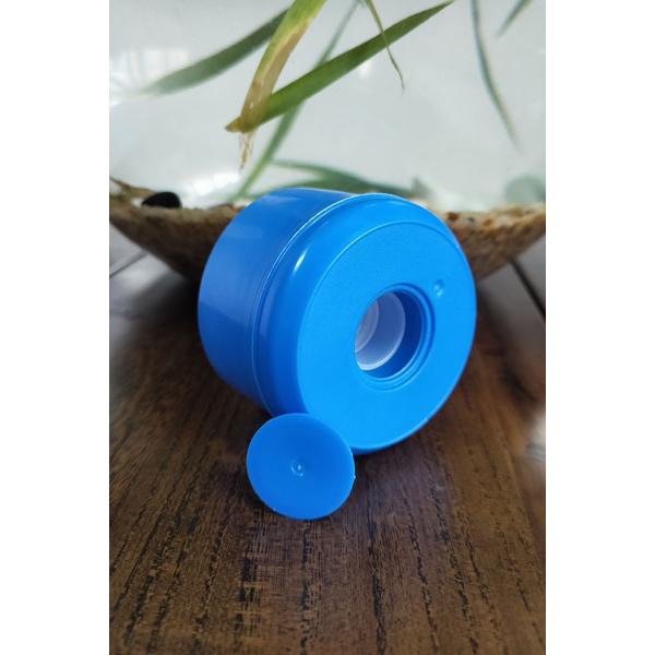 Подгонянная синь не разливает крышки для материала HDPE бутылки с водой 5 галлонов