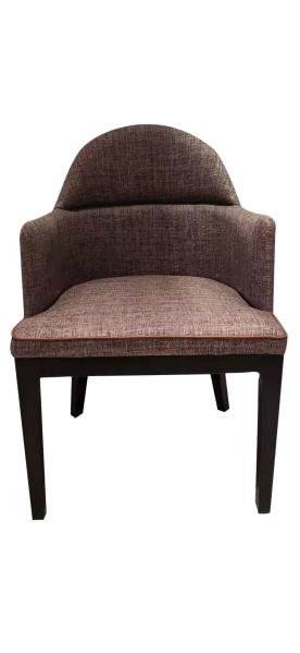 Overstuffed chairs by Fabric mix Leather upholstered cushion for Leisure Armchair in Hospitality lobby furniture