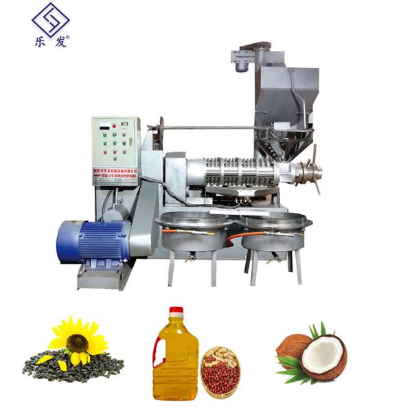 Screw Cold Making Sunflower Peanut Oil Presser 120 - 160 Kg/H Capacity