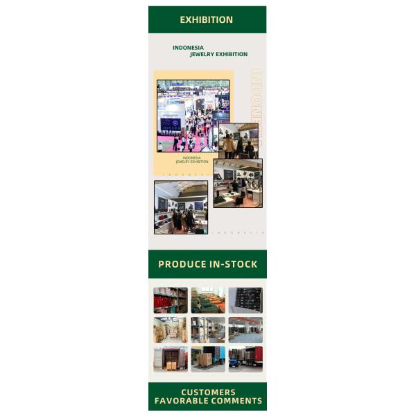 Boîte de bijoux de luxe personnalisée en velours vert personnalisée emballage de bijoux de mariage fiançailles boîte à double anneau avec logo