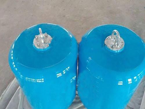 diâmetro 800mm espuma longa Marine Fenders Good Resilience enchida de 400mm