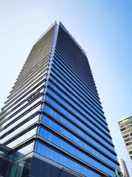 5mm - 19mm Thickness Glass Curtain Wall Facade Waterproof Up To 6.0kPa Wind Load