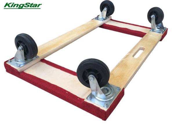 Swivel Wheel Carpeted Moving Dolly , Carpet Rolling Furniture Dolly MD12FC-100VRH