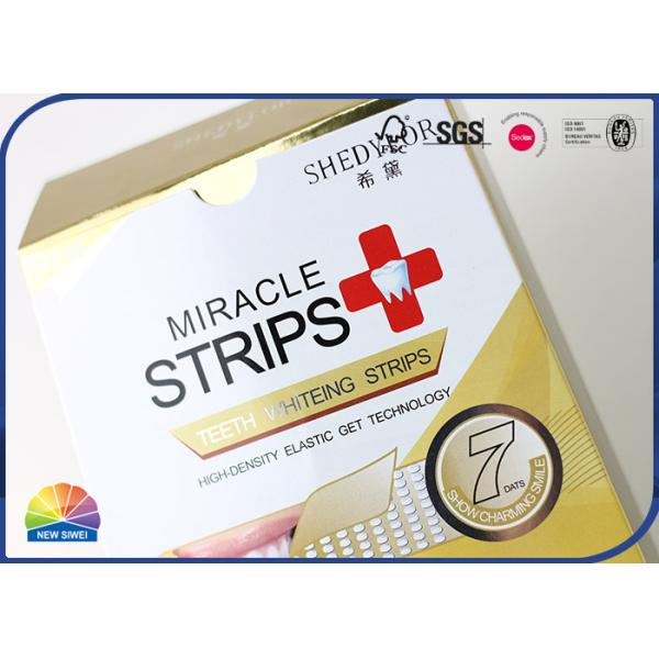 Коробка коробки бумаги золота складывая ежедневная поставляет ориентированную на заказчика упаковку