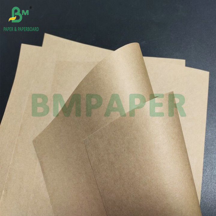 60gsm 70gsm Bulk Brown Kraft Paper For Carrier Bags Large Format Roll 60 грм 70 грм Бумажная коричневая крафт-бумага для грузовых пакетов большого формата