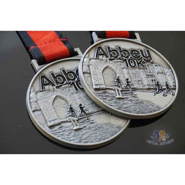 Custom Abbey 10k Marathon Swimming Sport Award Medals 3D Effect Model Medallion
