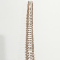 Rose Gold doubles boucles du fil 23 de 7/16 pouce liant des fils de spirale de bobine pour des librairies