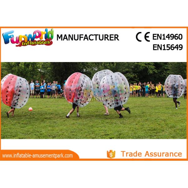 TPU / PVC Inflatable Zorb Ball / Adult Body Bumper Ball For Entertainment