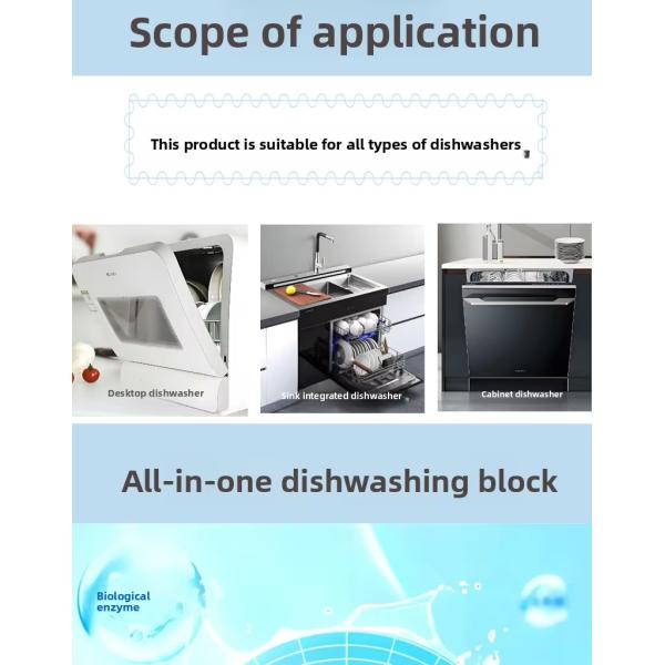 2 Years Shelf Life Eco-friendly Dishwashing Tablets For Hassle Free Washing 20g/pcs