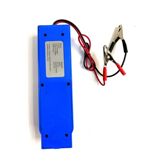Car Fast Charger Aluminum Display Adapter Charger With Charging Cable Pure Sine Wave Inverter 12V Dc To 120V Ac For Car