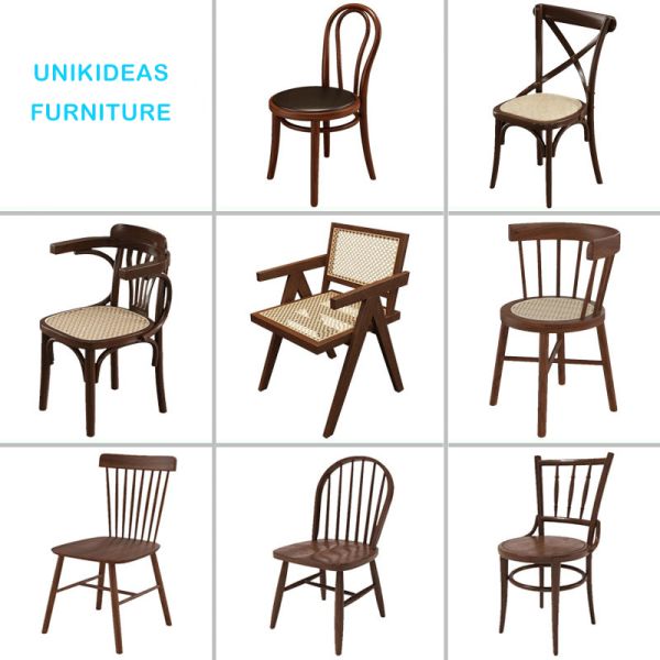 American Rustic Vintage Cross Back Chair Bistro Cafe Dining Chairs Wholesale