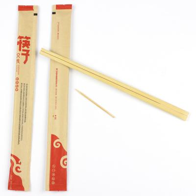 Take Away Round Bamboo Chopsticks Flatware for Sushi in Plastic Bag/Carton Box