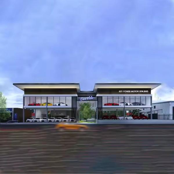 Modern Large Supermarket Shopping Mall Prefabricated Steel Structures Building