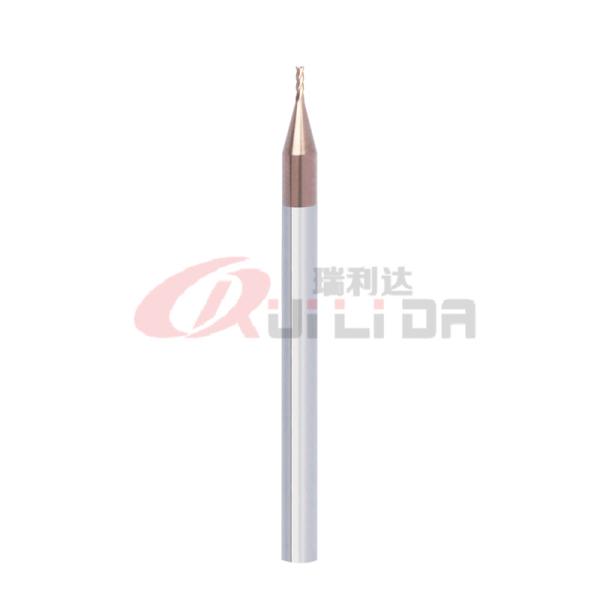 1mm 1/25” 2mm aço de liga de alumínio do moinho de extremidade de 1/8 4 flautas   Revestimento de TiSiN