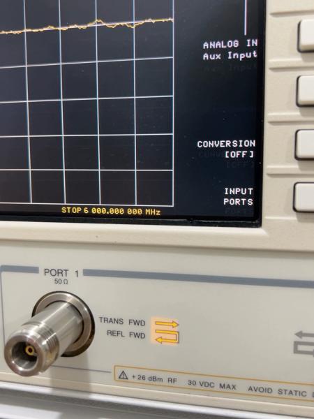 Agilent 8753ES 6 GHz S Parameter Network Analyzer VNA Network Analyser