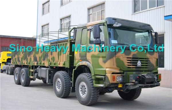 Military 8x8 Heavy Cargo Trucks With EURO III Standard , OFF ROAD TRUCK