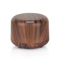 Máquina de Aromaterapia Ultrassônica de 500 ml Fabricante de Neblina Frio Diffusor de Óleo Essencial de Design Silencioso com Luz Noturna Colorida