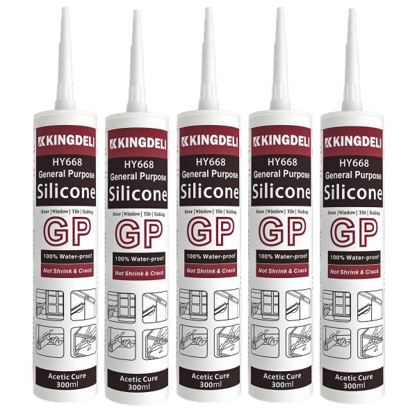 Силиконовый клей из оцтового стекла GP строительство Силиконовый клеевой герметик 300 мл