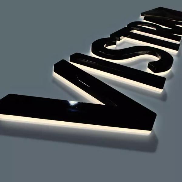 Customized Acrylic Logo New LED Light Box Creative Luminous Character 3D LED Sign