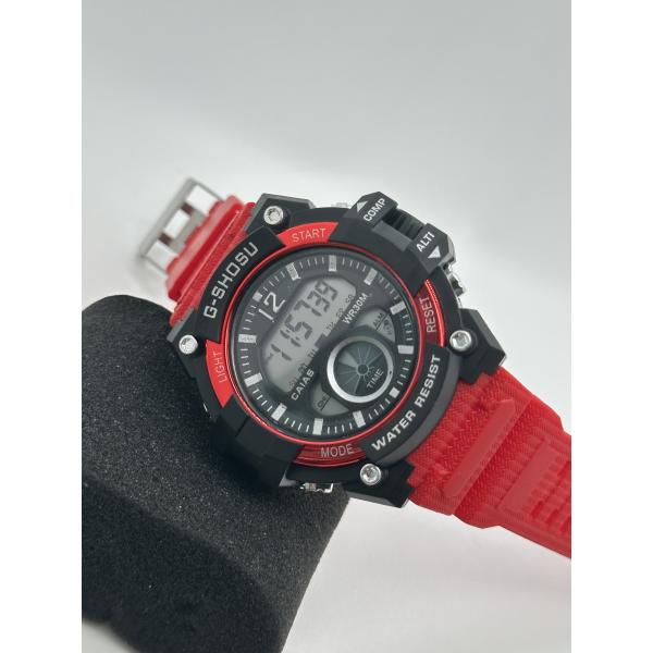 Автоматическая дата Чёрные цифровые спортивные часы со 100-метровой водостойкостью