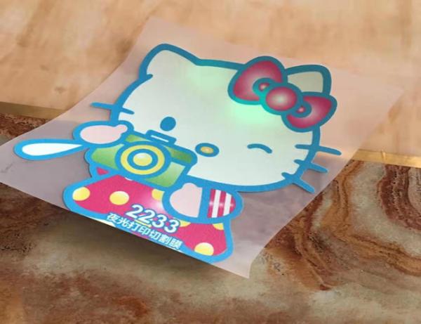 Glow In The Dark Film Luminous Heat Transfer Stickers For Clothes