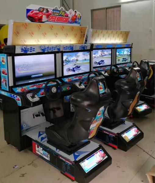 2 Players Safe Arcade Car Game Machine Car Games 3d Racing Machine For Fun City